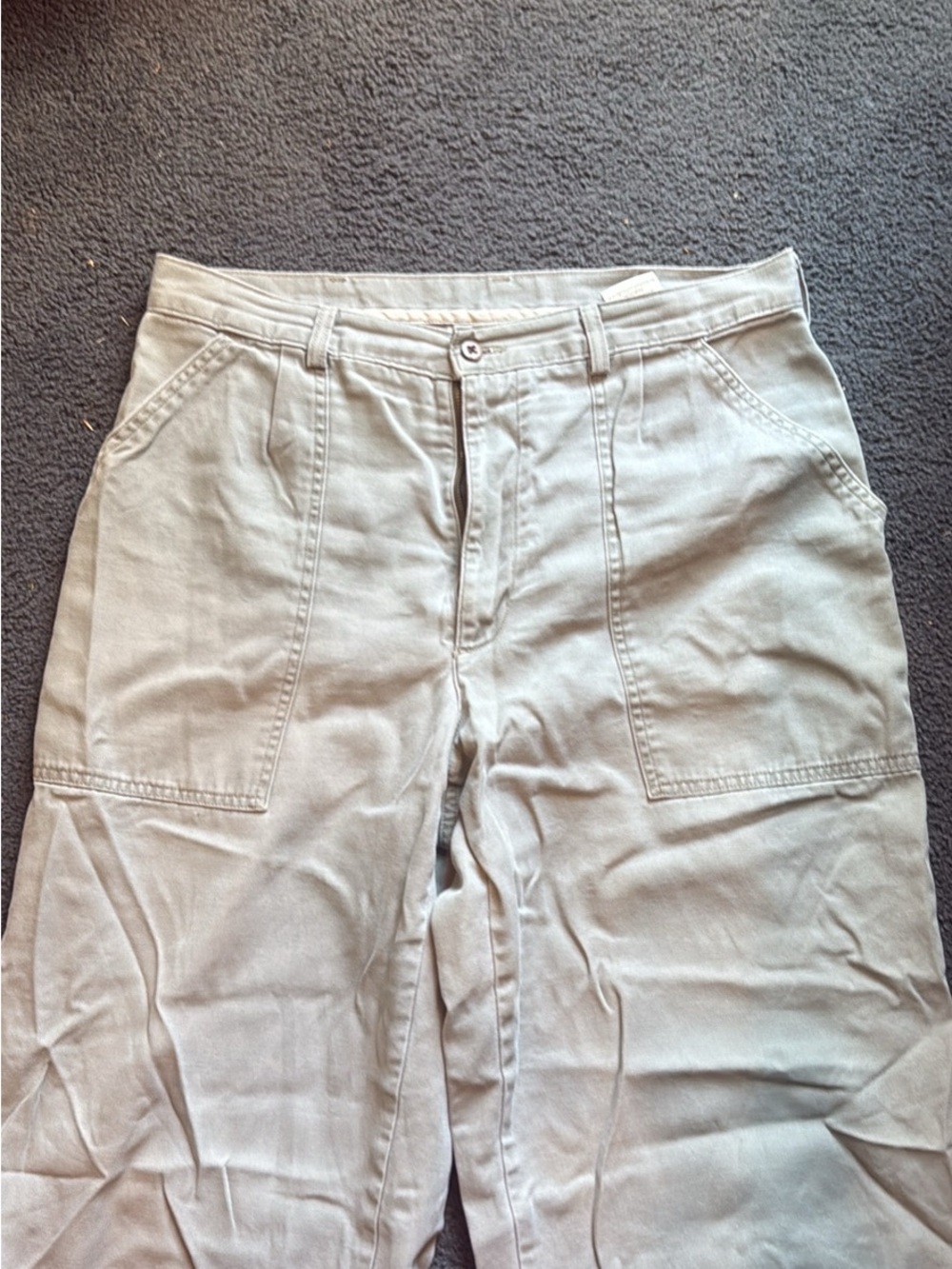 Men's Light Gray Utility Pants